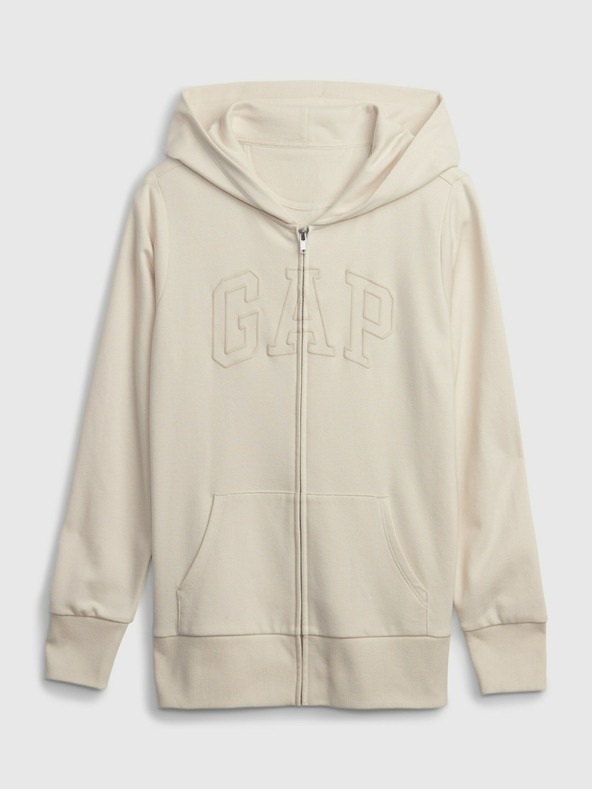 GAP Mikina vintage soft logo zip GAP