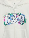 GAP Detská mikina s logom a fleece GAP