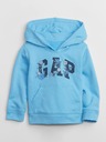GAP Detská mikina s logom a fleece GAP