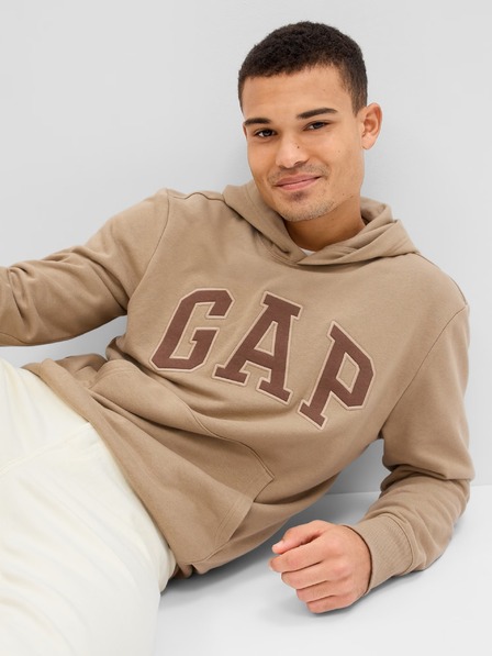 GAP Mikina s logom a kapucňou GAP