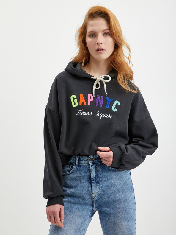 GAP Mikina logo GAP fleece