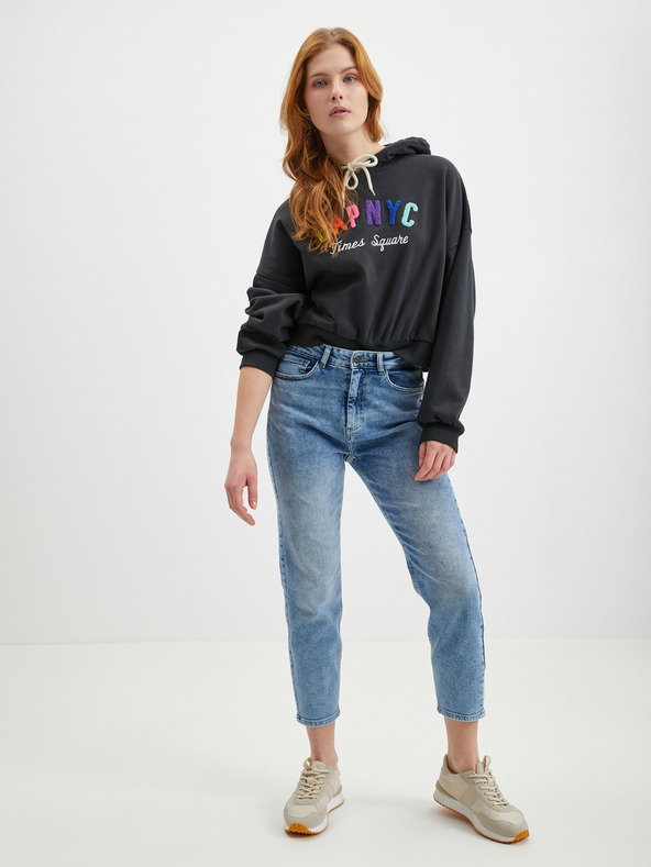 GAP Mikina logo GAP fleece