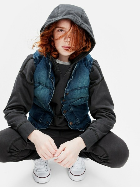 GAP Teen džínsová vesta organic GAP