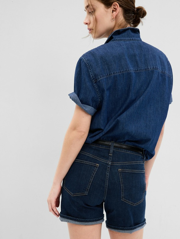 GAP Džínsové kraťasy girlfriend GAP