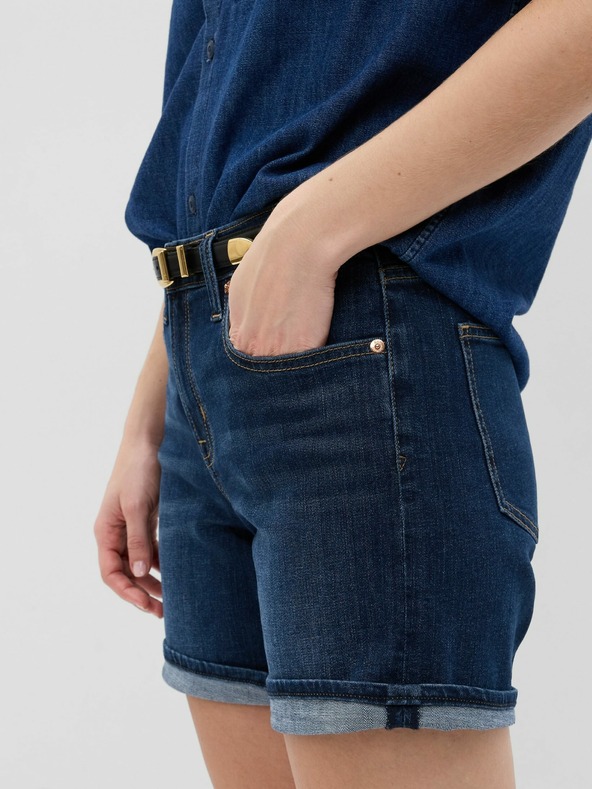 GAP Džínsové kraťasy girlfriend GAP