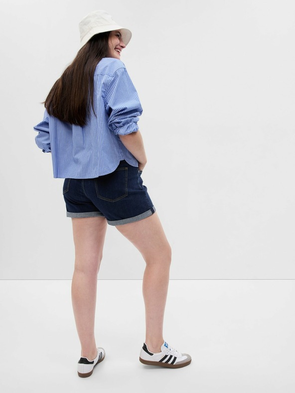 GAP Džínsové kraťasy girlfriend GAP