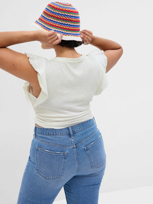 GAP Tričko s volánovými rukávmi GAP