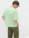 GAP Tričko pique oversize GAP