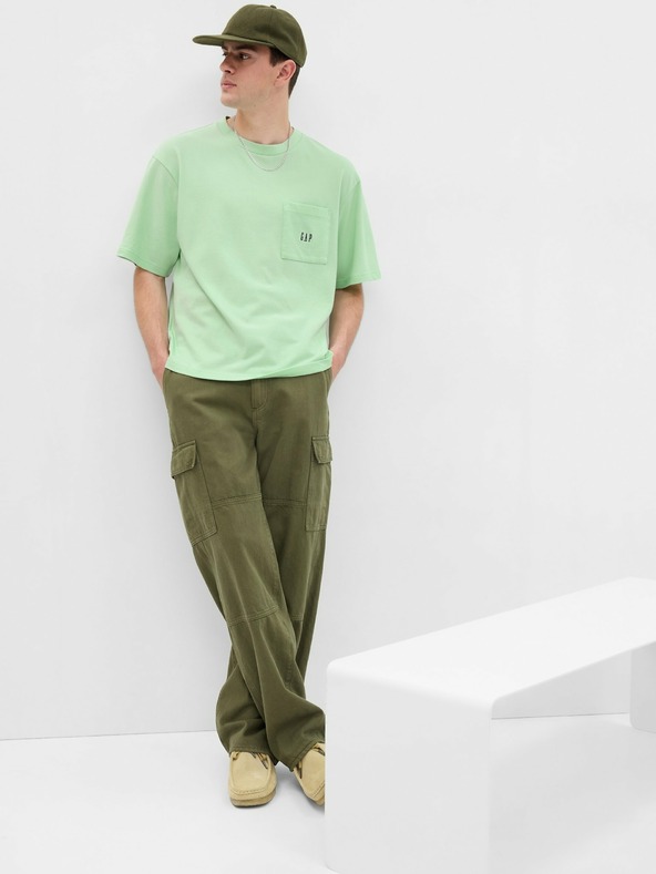 GAP Tričko pique oversize GAP