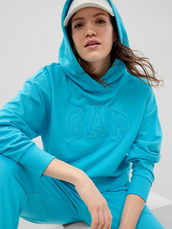 GAP Mikina vintage soft logo zip GAP