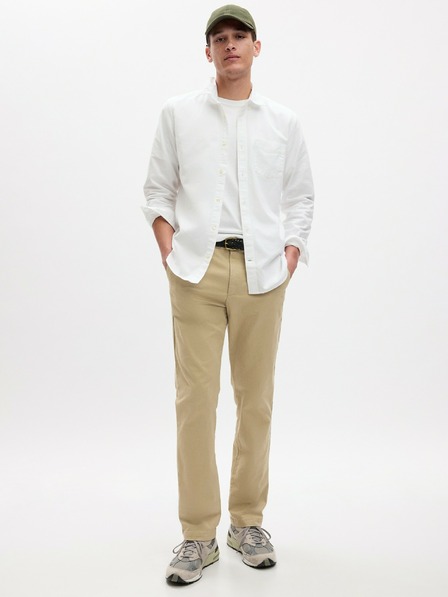 GAP Nohavice modern khaki in straight fit GapFlex GAP