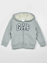GAP Detská zateplená mikina logo GAP