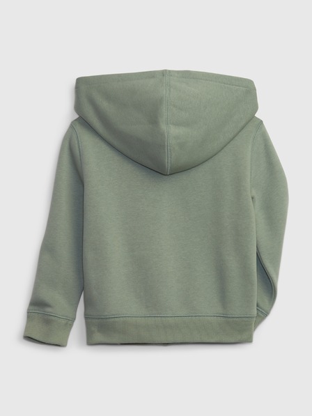 GAP Detská mikina s logom a fleece GAP