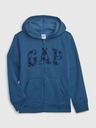 GAP Detská mikina s logom a fleece GAP