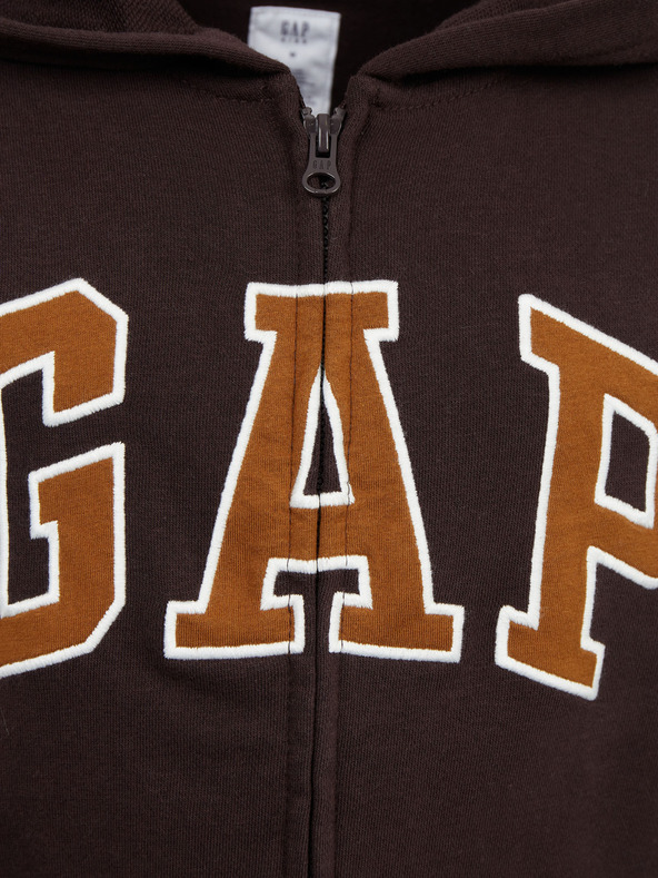 GAP Detská mikina zips a logo GAP