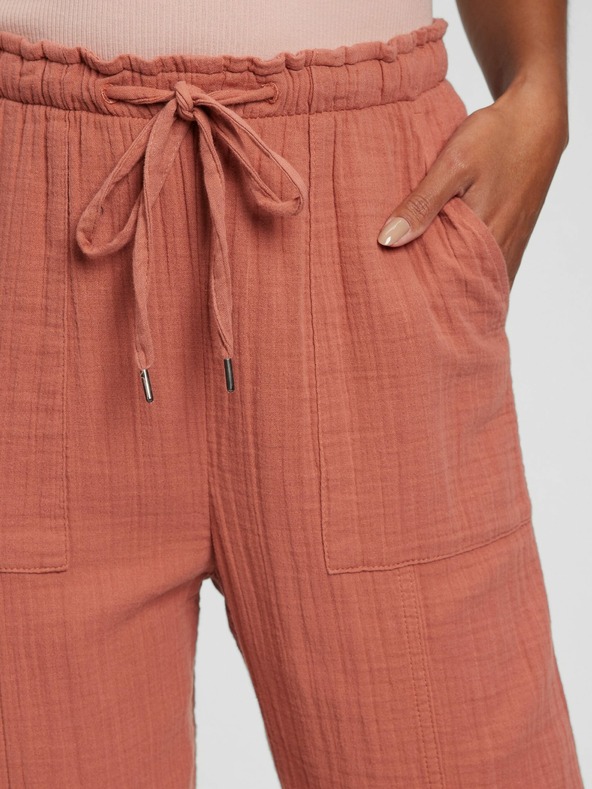 GAP Bavlnené nohavice high rise GAP