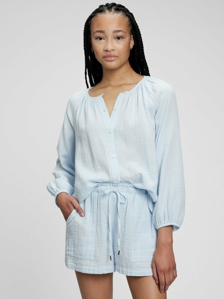 GAP Bavlnená košeľa bez goliera GAP