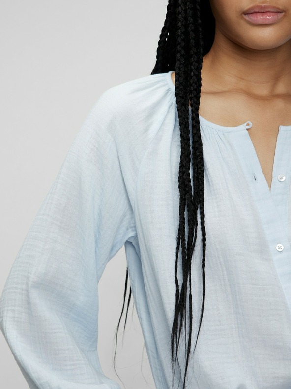 GAP Bavlnená košeľa bez goliera GAP