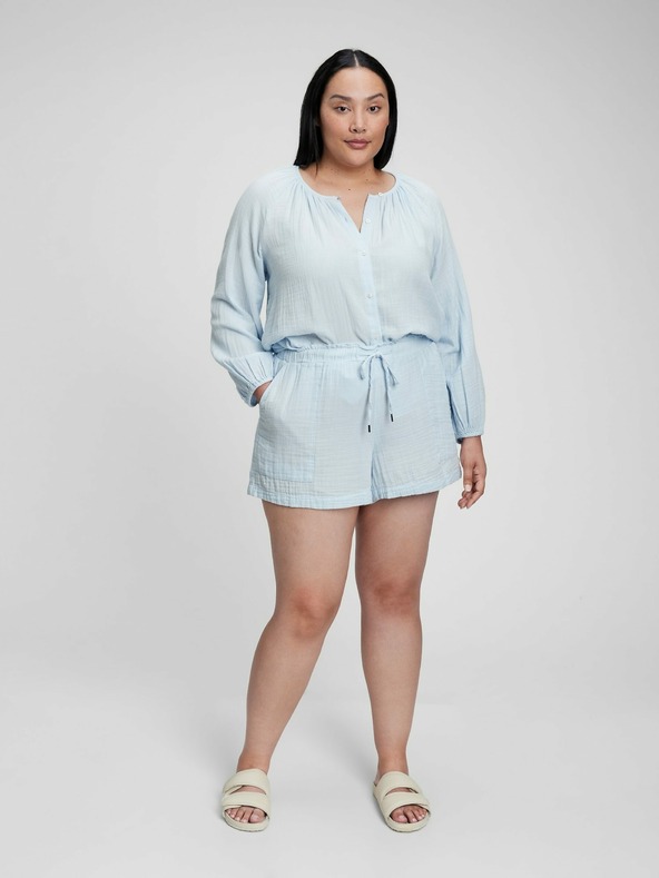 GAP Bavlnená košeľa bez goliera GAP