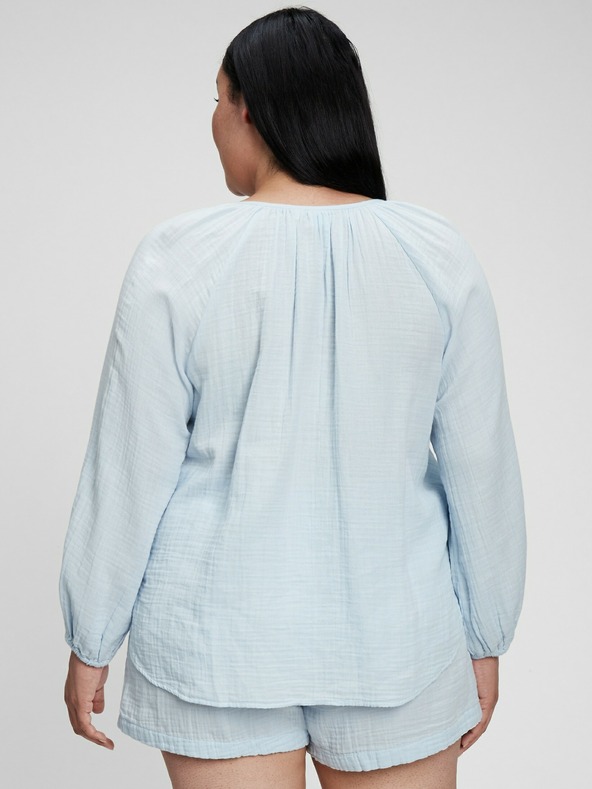 GAP Bavlnená košeľa bez goliera GAP