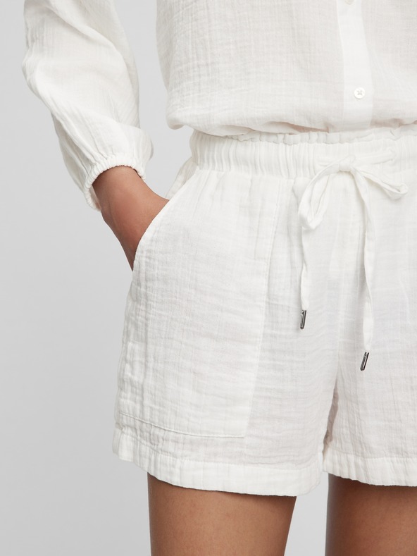 GAP Bavlnené kraťasy high rise GAP