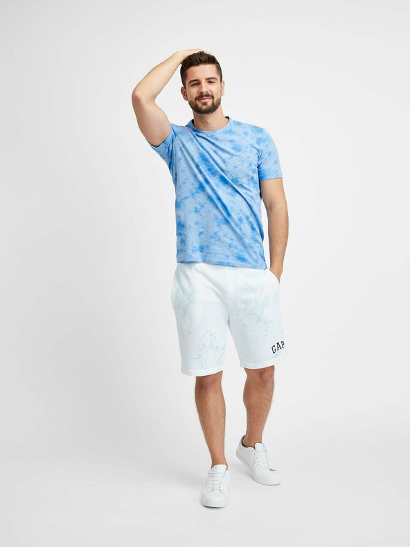 GAP Bavlnené tričko s batikou GAP