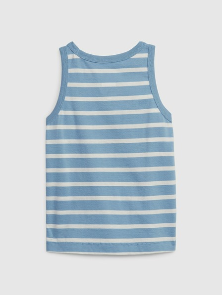 GAP Detský pásikavý top s logom GAP