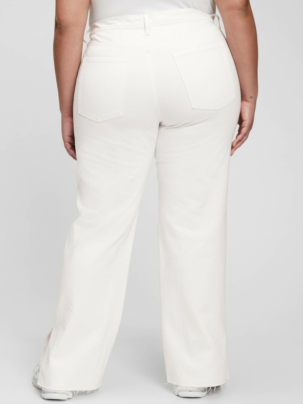 GAP Džínsy loose Mid Rise '90s Split-Hem GAP
