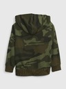 GAP Detská mikina s logom a fleece GAP