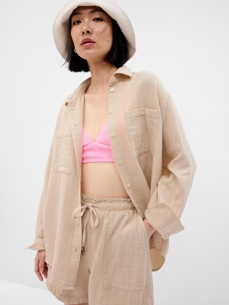 GAP Mušelínová košile oversize GAP