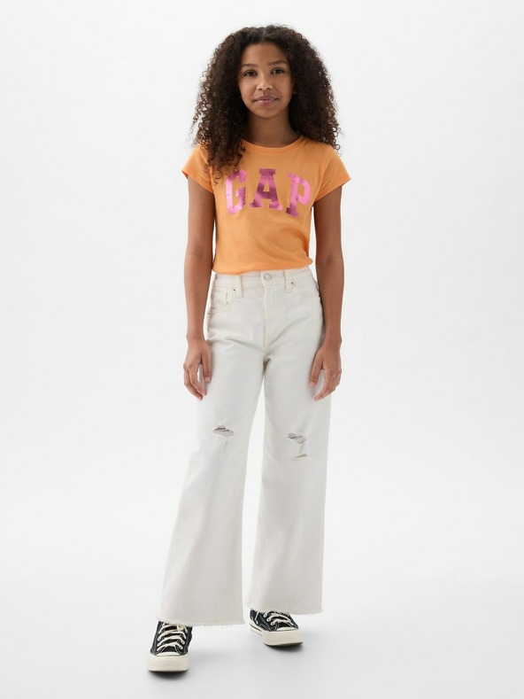 GAP Detské tričko s metalickým logom GAP