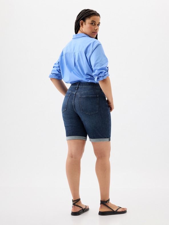 GAP Džínsové kraťasy mid rise GAP