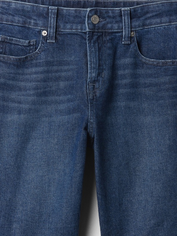 GAP Džínsové kraťasy mid rise GAP