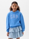 GAP Detská mikina s logom a fleece GAP