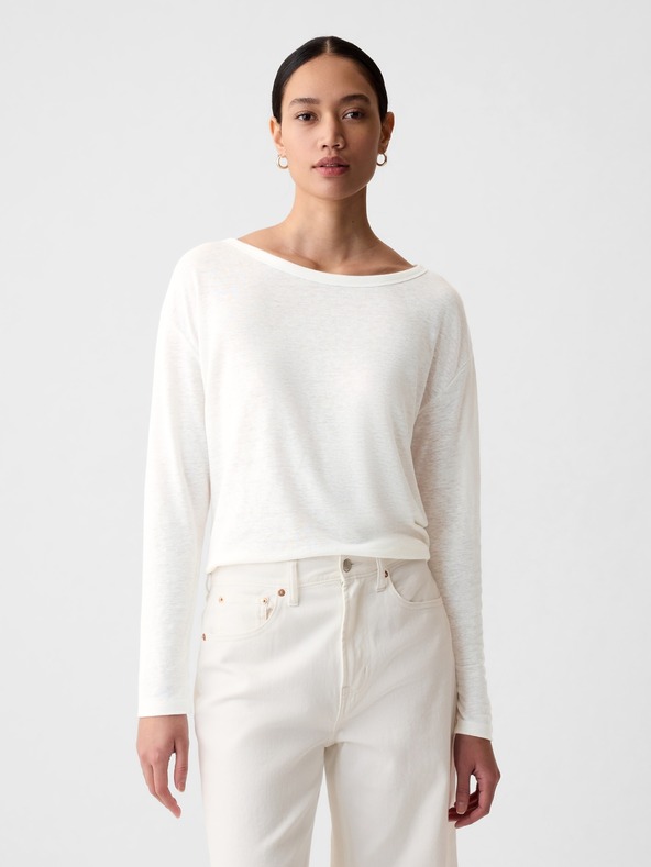 GAP Ľanové tričko GAP