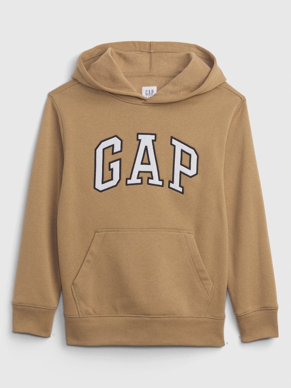 GAP Detská mikina s logom a kapucňou GAP