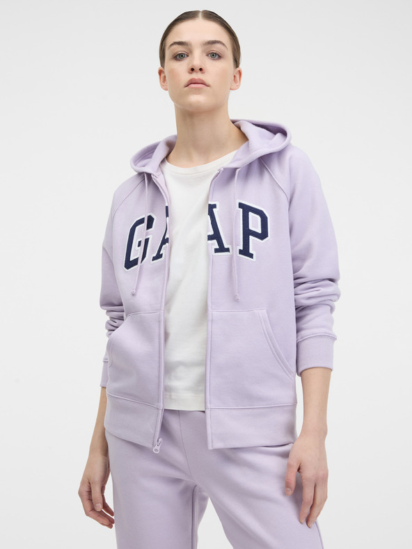 GAP Mikina s logom a fleece GAP