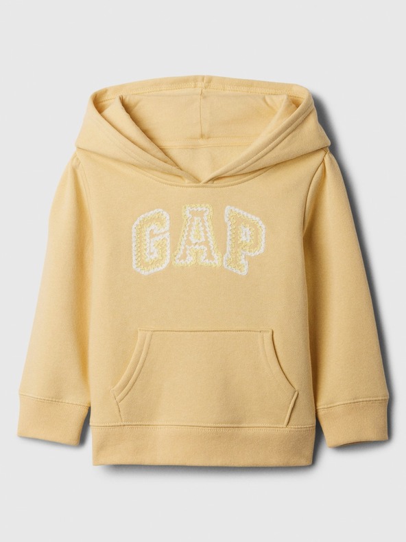 GAP Baby mikina s Logom a kapucňou GAP