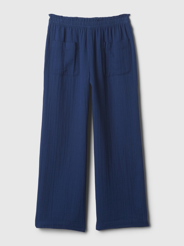 GAP Detské mušelínové nohavice GAP