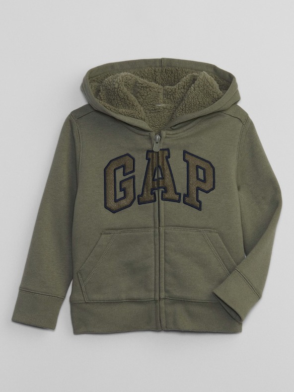 GAP Baby zateplená mikina s kapucňou GAP