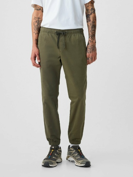 GAP Nohavice slim canvas joggers GapFlex GAP