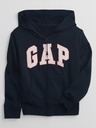 GAP Detská mikina s logom a fleece GAP