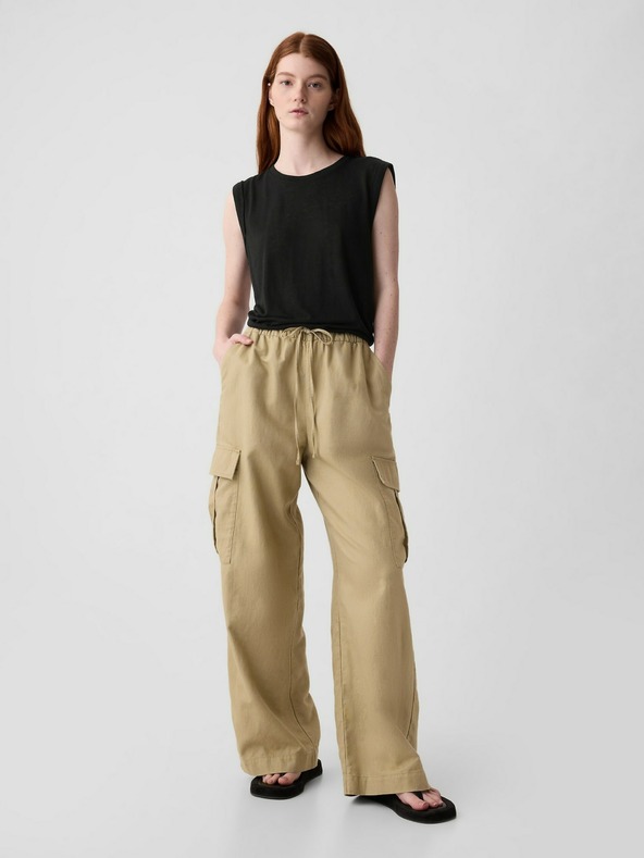 GAP Ľanový tielkový top GAP