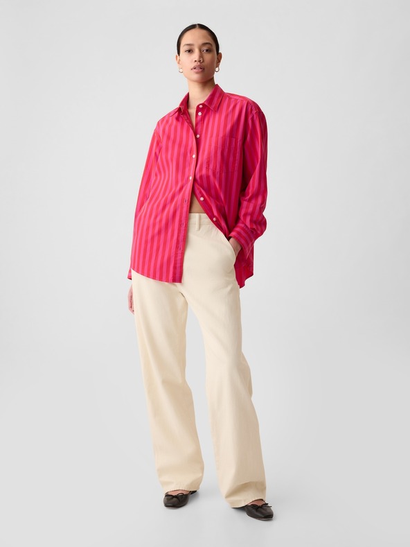 GAP Pásikavá košeľa oversize GAP