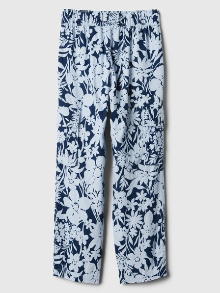 GAP Detské ľanové cargo nohavice GAP