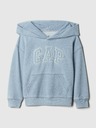 GAP Baby mikina s logom a kapucňou GAP