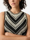 GAP Háčkovaný crop top GAP
