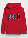 GAP Detská mikina s logom a fleece GAP