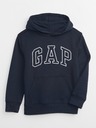 GAP Detská mikina s logom a fleece GAP
