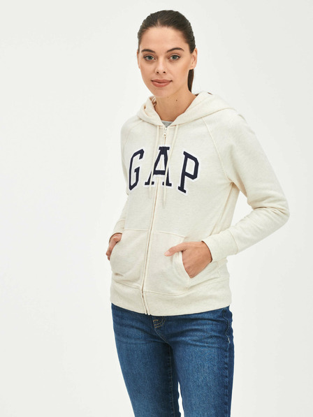 GAP Mikina GAP logo zip